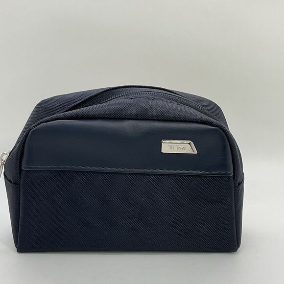 Tumi Dark Blue Men's Toiletry Bag - Picture 1 of 6